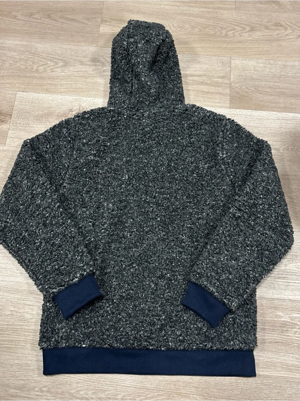 ABERCROMBIE & FITCH Men's Gray Cozy Sherpa Jacket Size Large